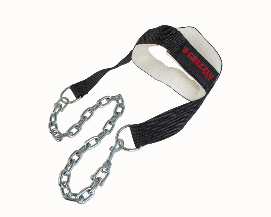 Grizzly Fitness Nylon Weight Training Head Harness
