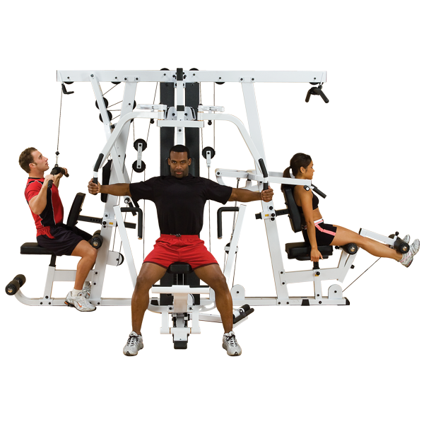 Body-Solid EXM4000S Gym System 3-4 Stack Full Commercial Gym