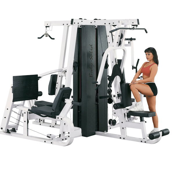 Body-Solid EXM4000S Gym System 3-4 Stack Full Commercial Gym
