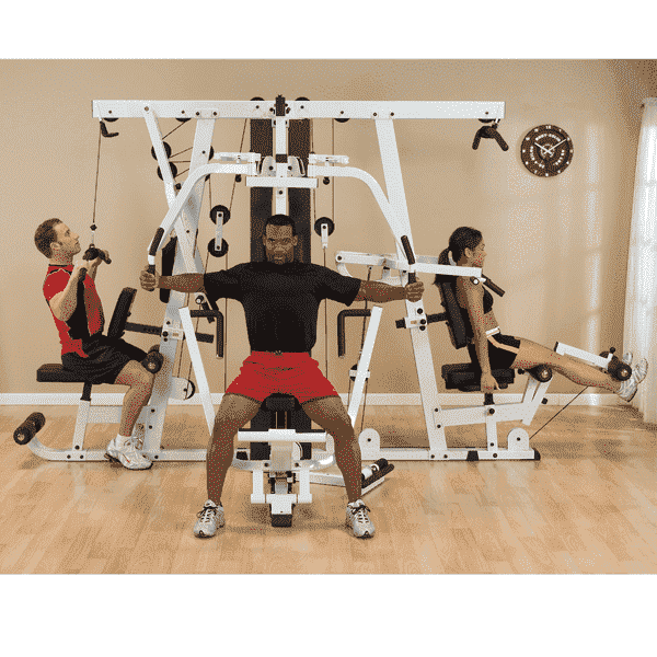 Body-Solid EXM4000S Gym System 3-4 Stack Full Commercial Gym