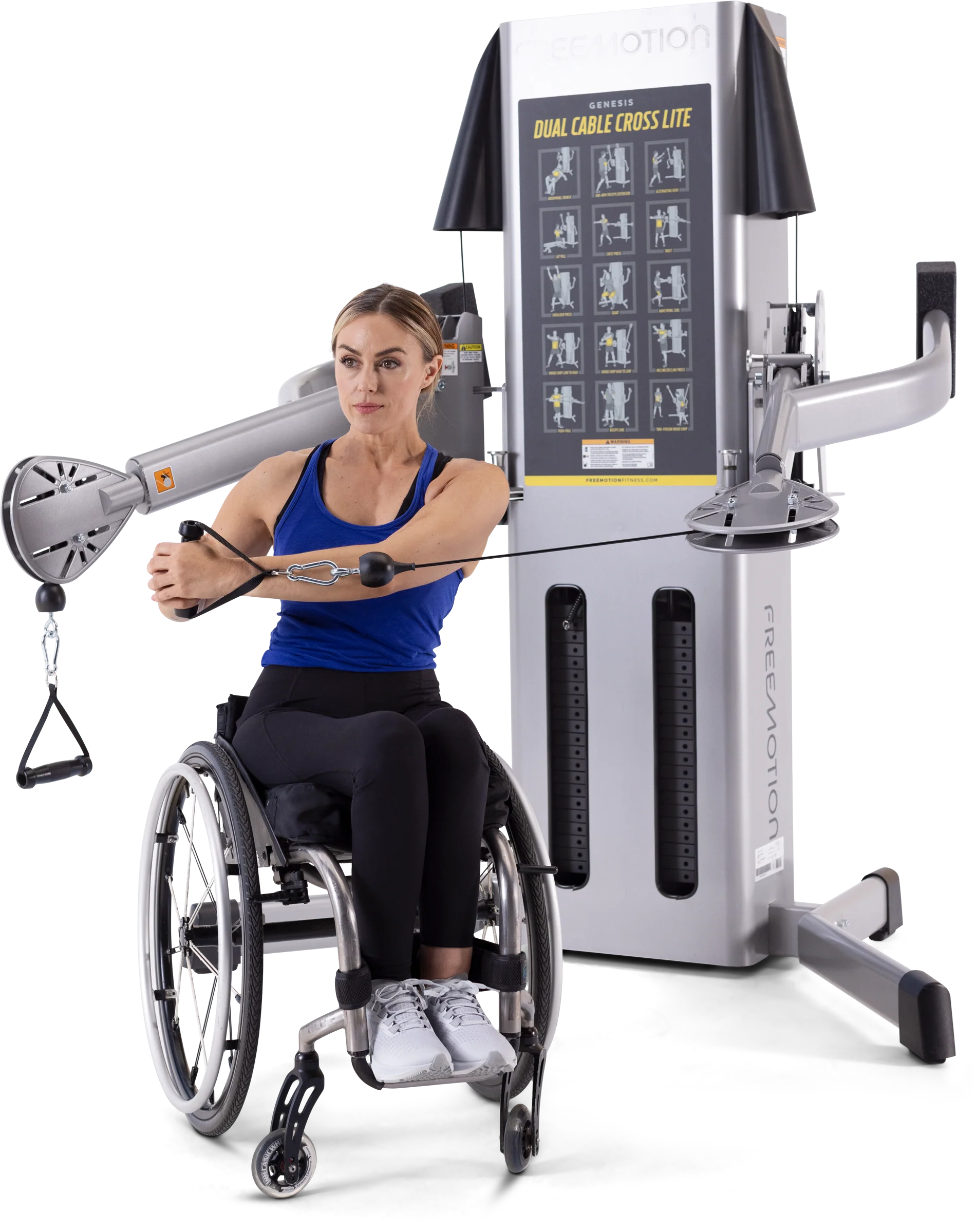 Free Motion Dual Cable Cross Lite Functional Trainer - Body Basics