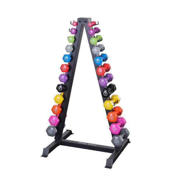 Body-Solid GDR24B Vinyl or Neoprene Dumbbell Rack (12pr.)