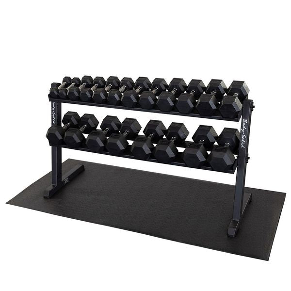 Body-Solid GDR60B 60" Wide 2-Tier Dumbbell Rack