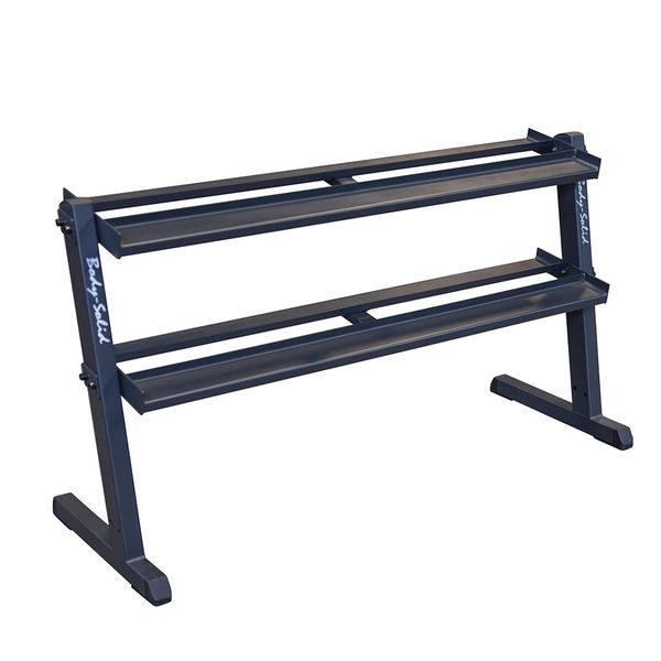 Body-Solid GDR60B 60" Wide 2-Tier Dumbbell Rack