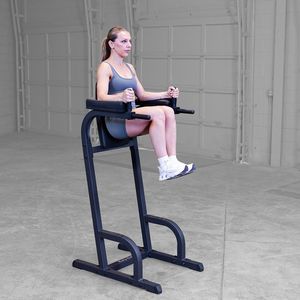 Body Solid GVKR60B Vertical Knee Raise and Dip Machine by Body Basics