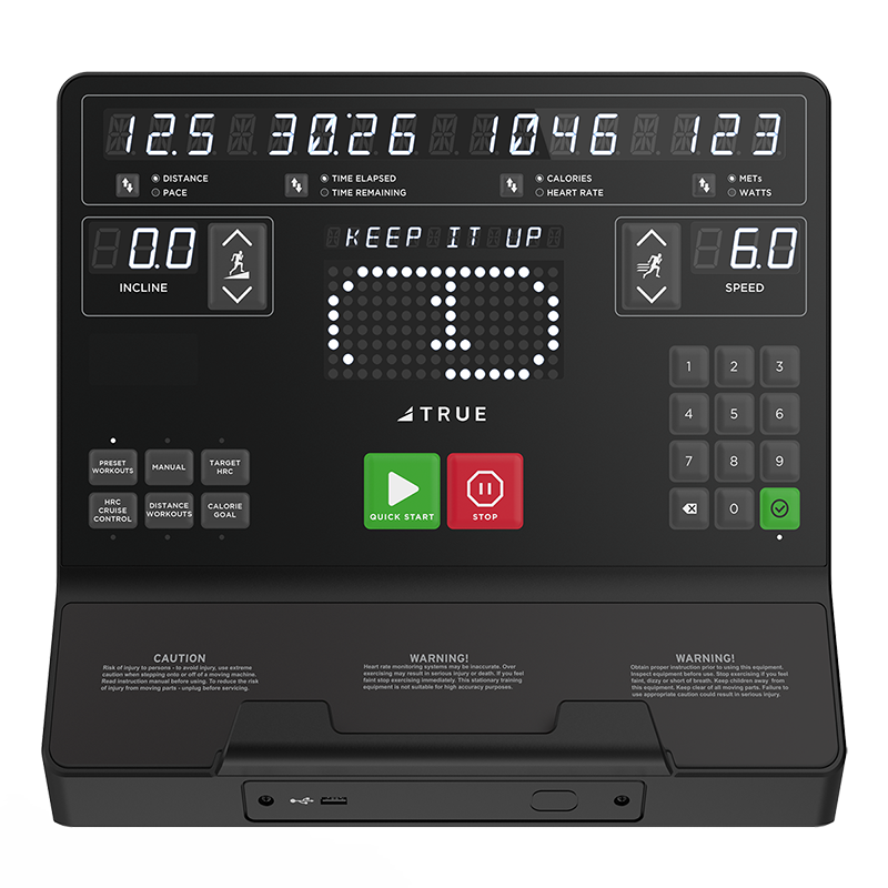 True Fitness Launch Series Upright Bike