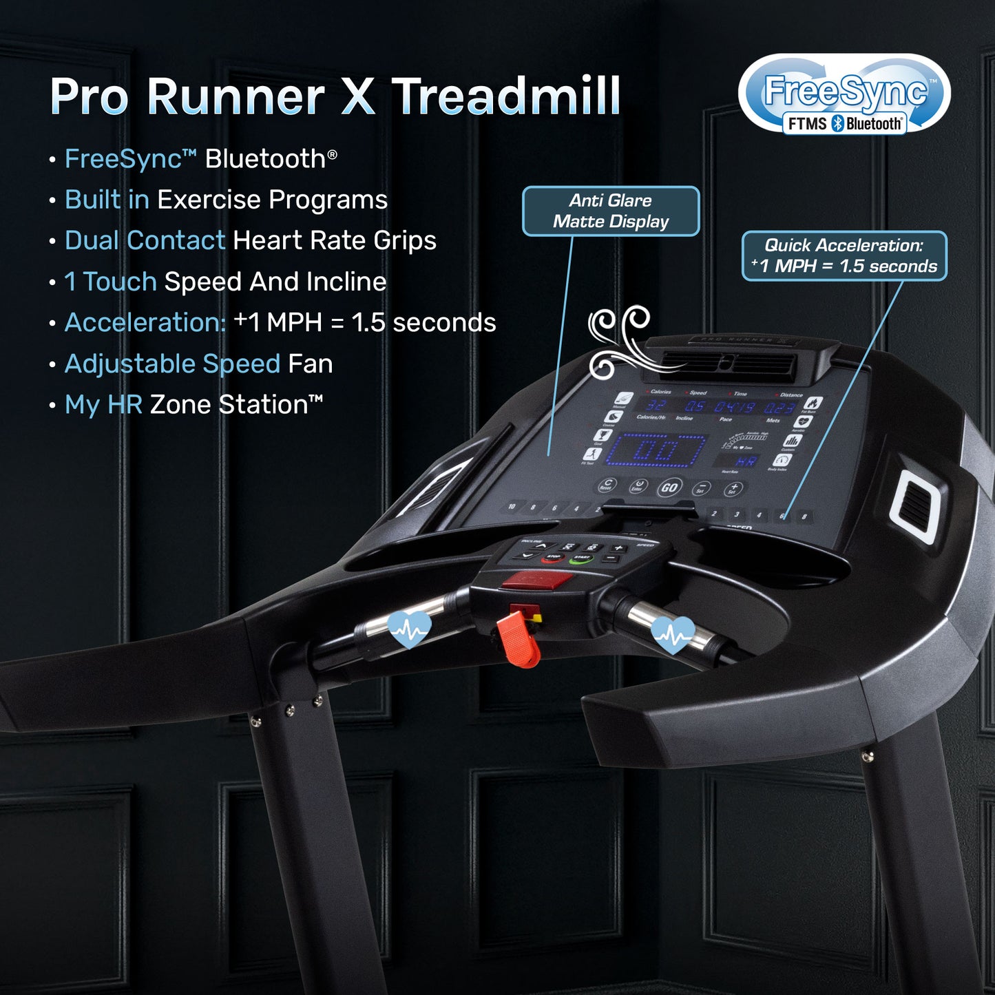 3G Cardio Pro Runner X Treadmill by Body Basics