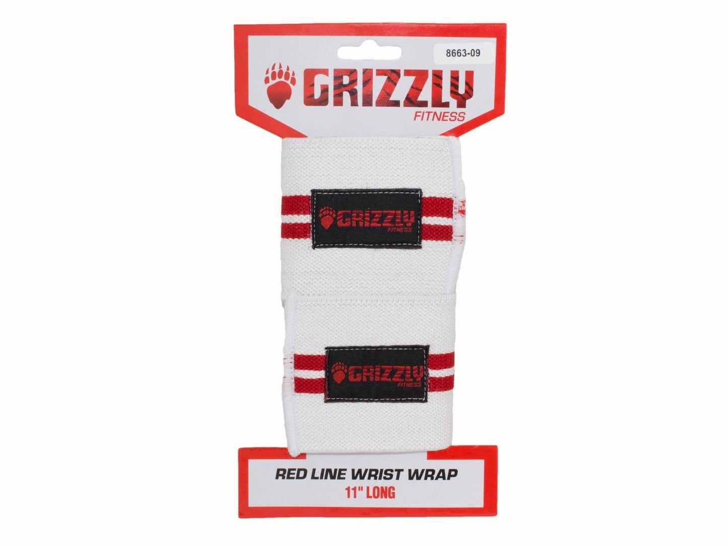 Grizzly Fitness Redline Wrist Wrap (11" Long)