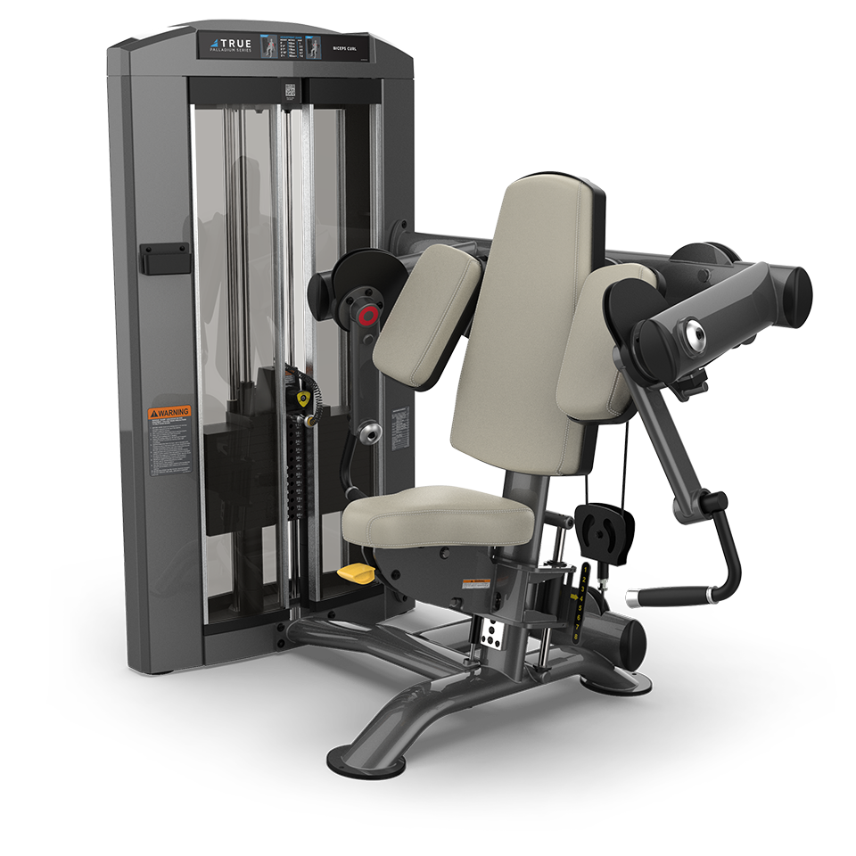 True Palladium Series SPL-0600 Seated Bicep Curl Machine