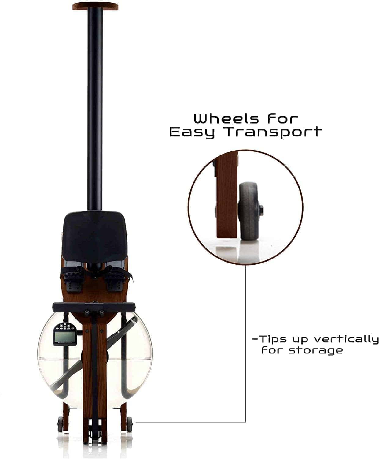 Water Rower A1 Studio Rose Rowing machine with S4 monitor