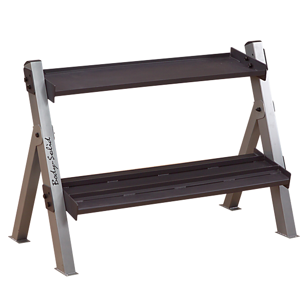 Body-Solid GDKR100 Dumbbell & Kettlebell Rack by Body Basics