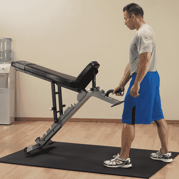 Body Solid SFID325 Pro Clubline Flat Incline Decline Bench by Body Basics
