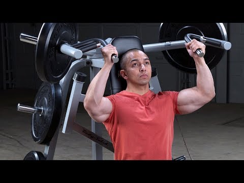 Video Of Body Solid Leverage Shoulder Press