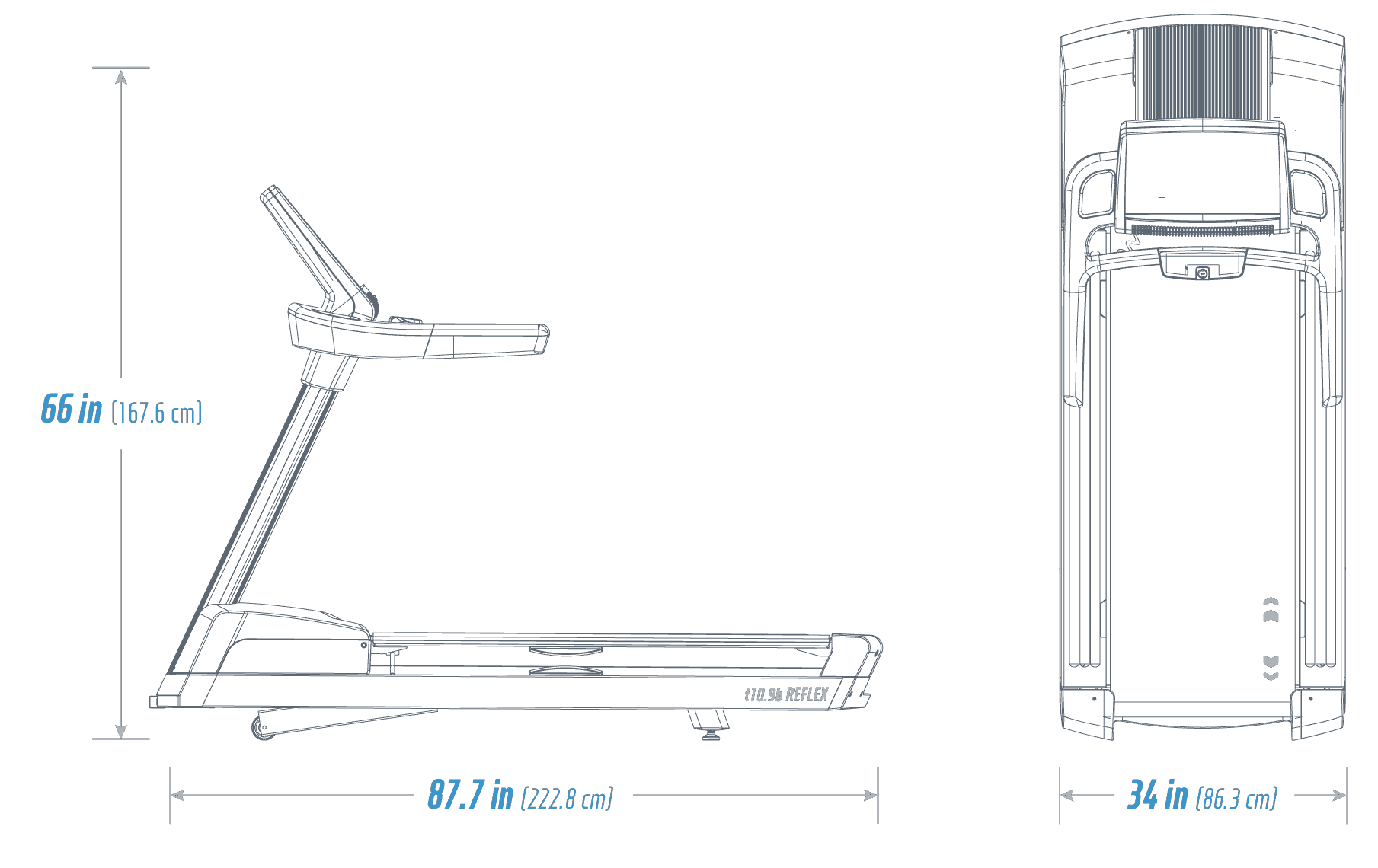 FreeMotion Treadmill t10.9b Reflex Design | Body Basics