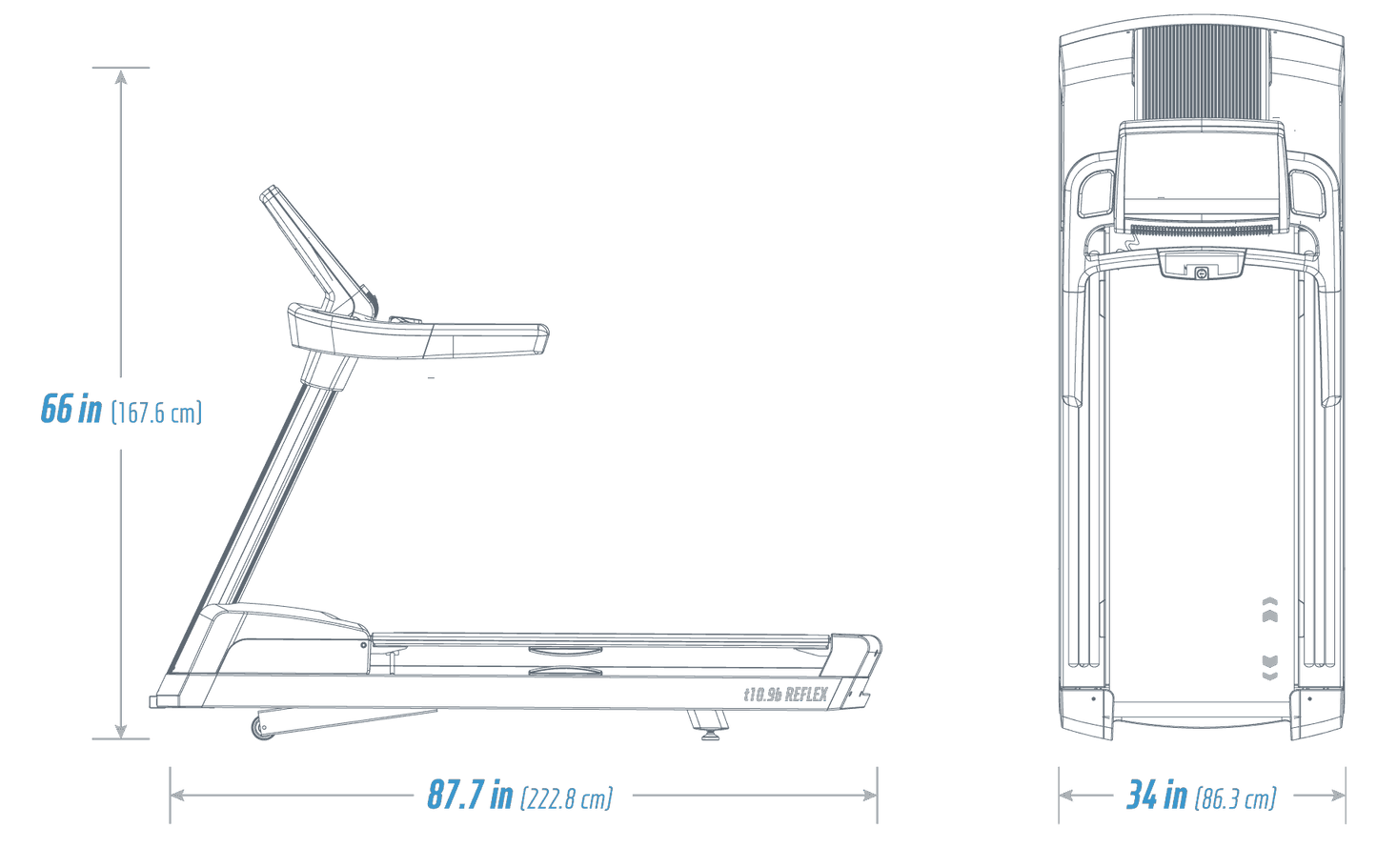 FreeMotion Treadmill t10.9b Reflex Design | Body Basics