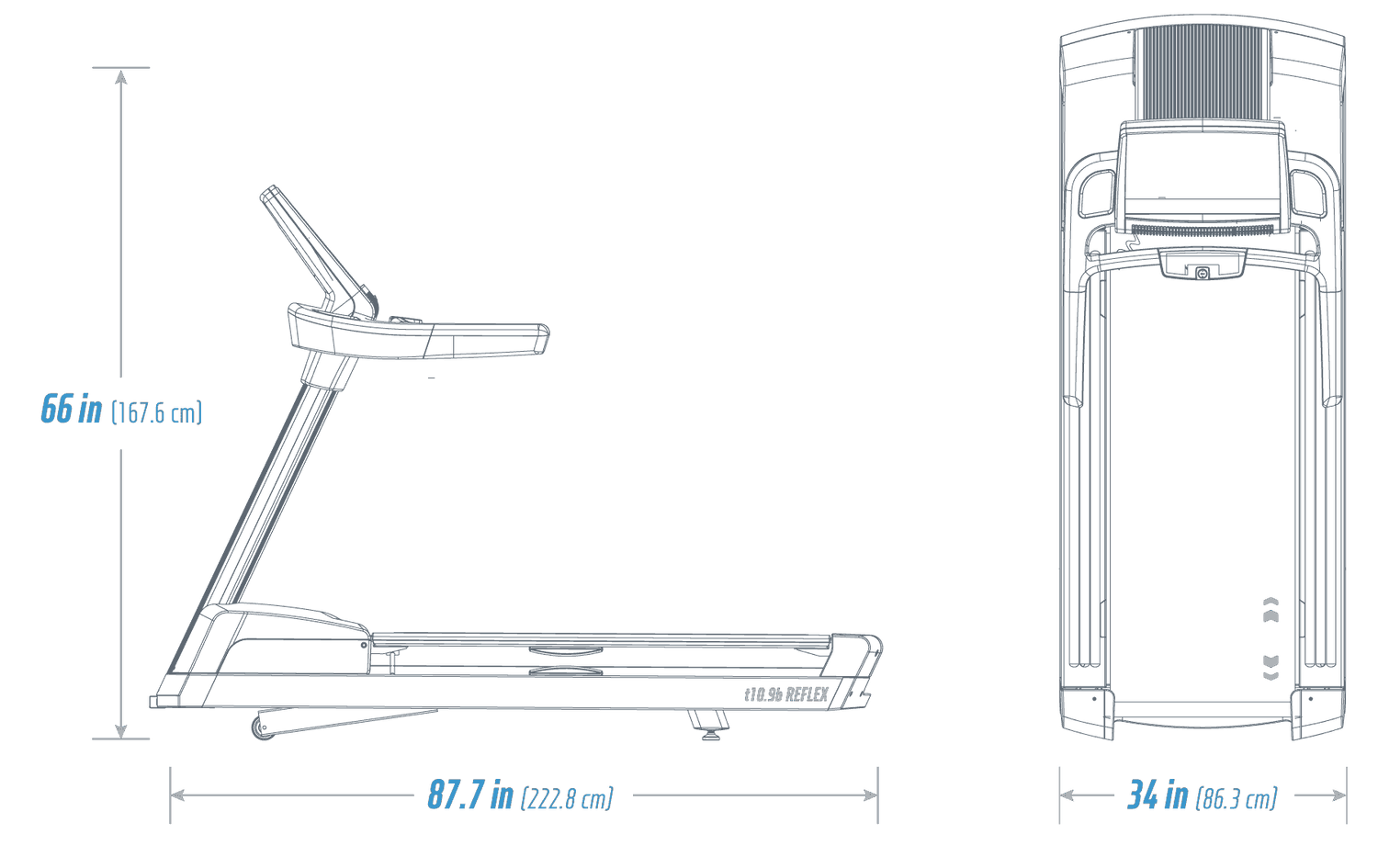 FreeMotion Treadmill t10.9b Reflex Design | Body Basics