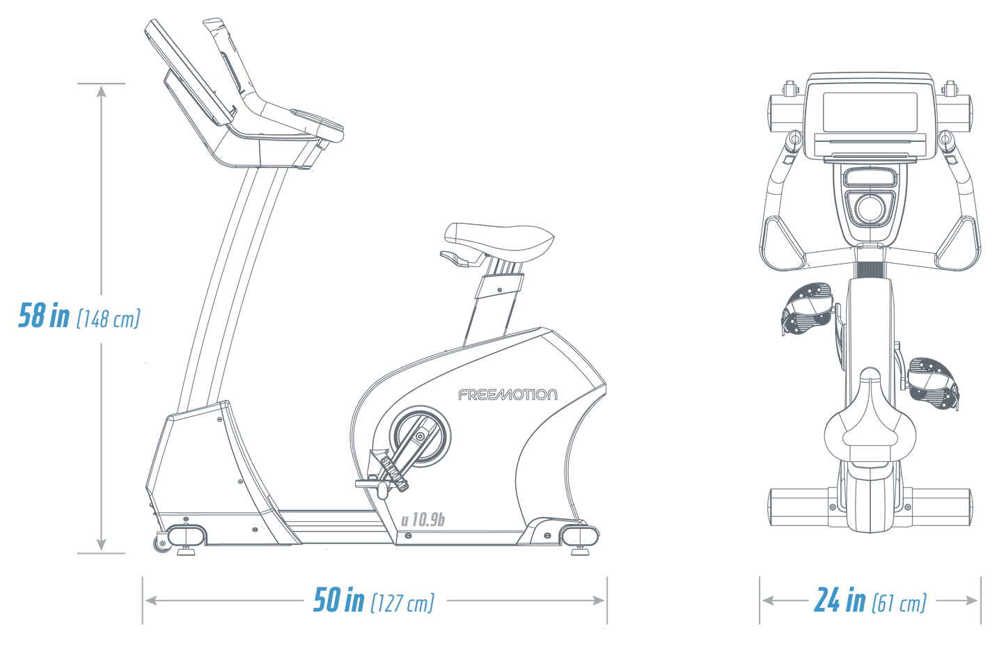 FreeMotion u10.9b Upright Bike