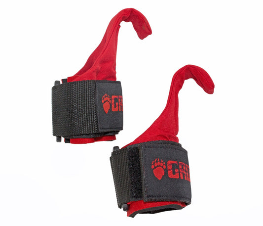 Grizzly Fitness Weight Lifting Power Claw Hooks