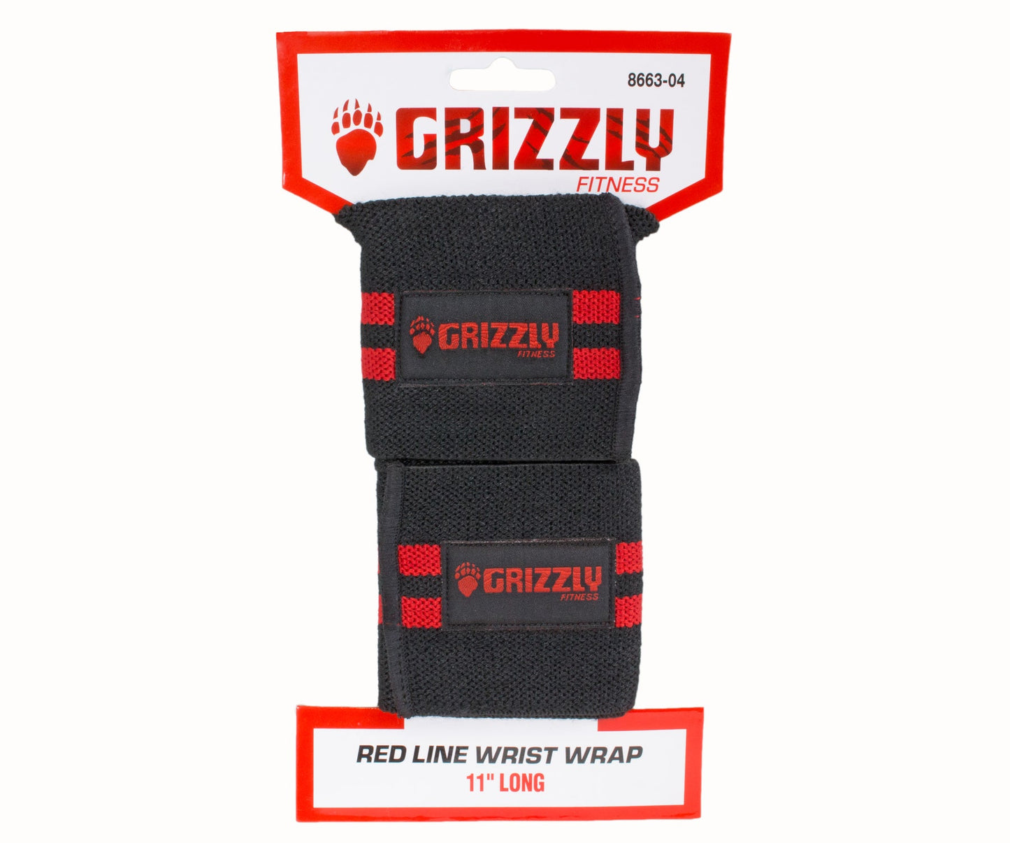 Grizzly Fitness Redline Wrist Wrap (11" Long)