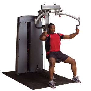 Body-Solid Pro Dual Pec & Rear Belt Machine (210lb Weight Stack)
