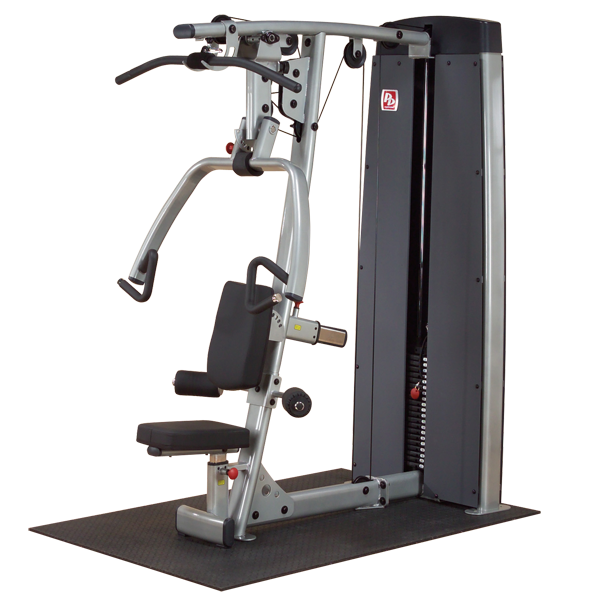 Body-Solid Pro Dual Vertical Press & Lat Machine (210lb Weight Stack)