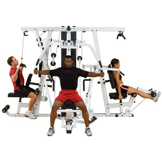 Body-Solid EXM4000S Gym System 3-4 Stack Full Commercial Gym