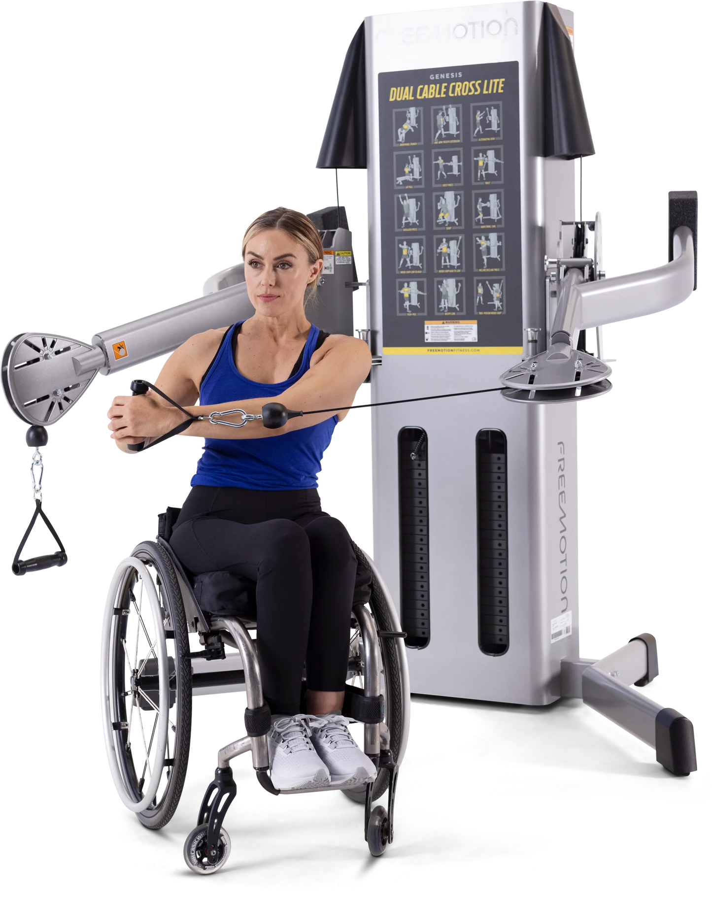 Free Motion Dual Cable Cross Lite Functional Trainer - Body Basics