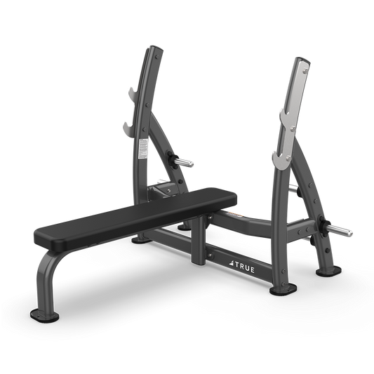 True Fitness XFW-7100 Supine Press Bench with Plate Holders