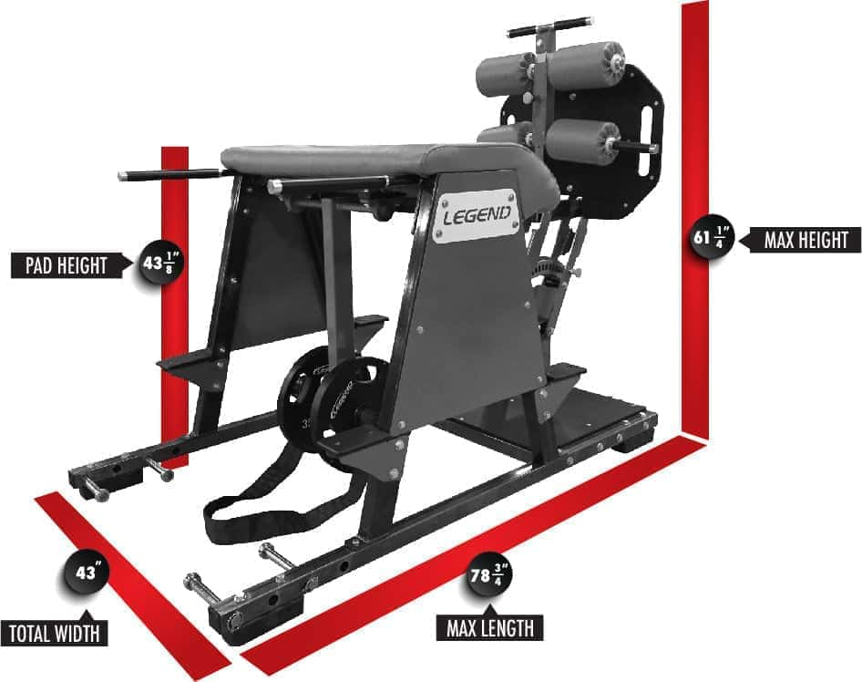 Legend Pro Series GHSH Combo Dimensions