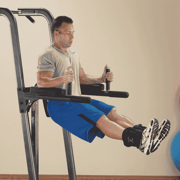 Body Solid Fusion Vertical Knee Raise Dip Pull Up Station Body Basics