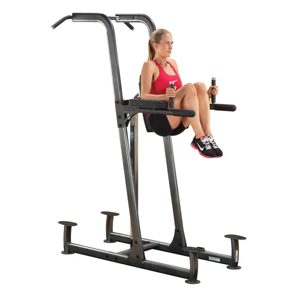 Body solid vertical knee raise dip pull up sale