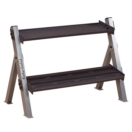 Body-Solid GDKR100 Dumbbell & Kettlebell Rack by Body Basics