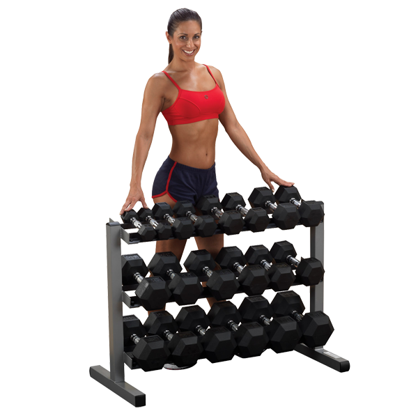 Body-Solid GDR363 40" Wide 3 Tier Dumbbell Rack by Body Basics