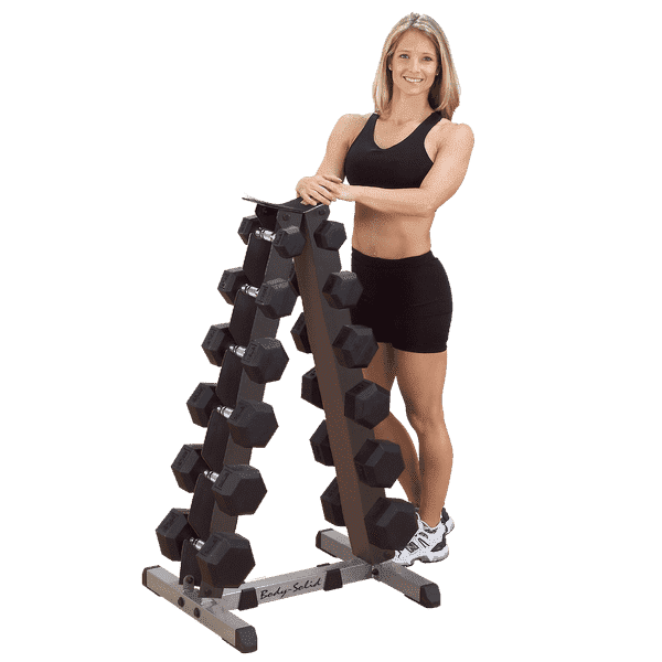 Body-Solid GDR44 2-Tier Vertical Dumbbell Rack by Body Basics