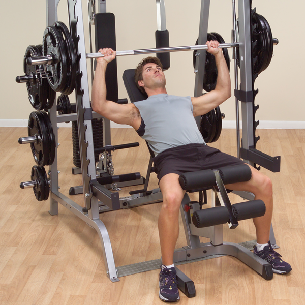 Body Solid GS348QP4 Series 7 Smith Machine Body Basics