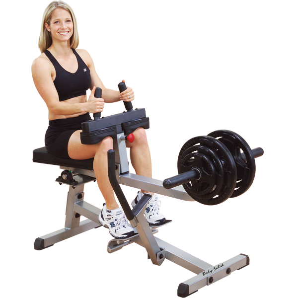 Seated calf raise online machine