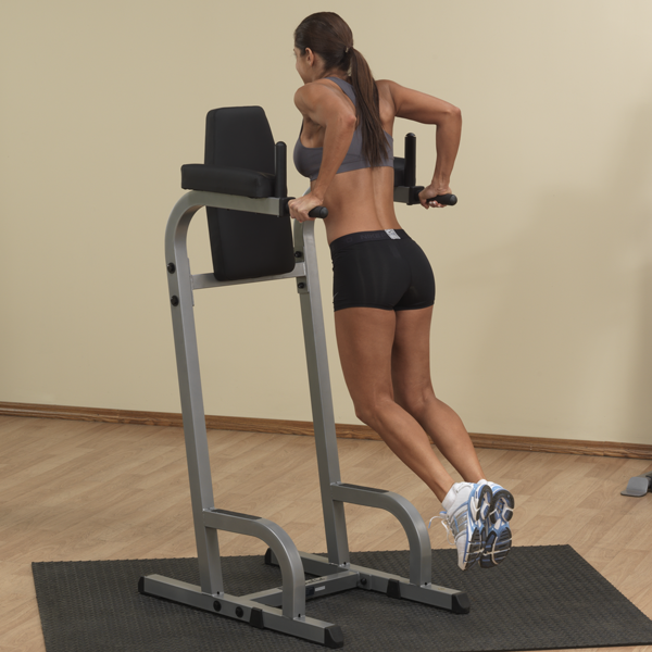 Body Solid GVKR60 Vertical Knee Raise and Dip Machine by Body Basics